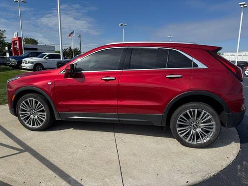 Radiant Red Tintcoat 2024 Cadillac XT4 Premium Luxury