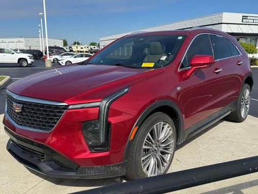 Radiant Red Tintcoat 2024 Cadillac XT4 Premium Luxury