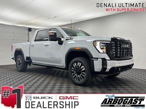 Glacier White Tricoat 2026 GMC Sierra 2500 Denali Ultimate