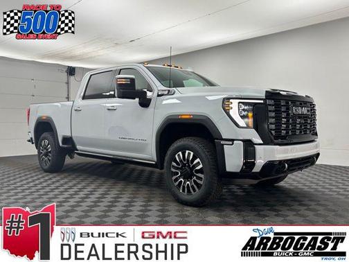 Glacier White Tricoat 2026 GMC Sierra 2500 Denali Ultimate