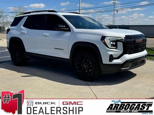 Summit White 2025 GMC Terrain AWD Elevation