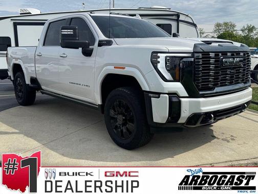 White Frost Tricoat 2024 GMC Sierra 2500 Denali Ultimate