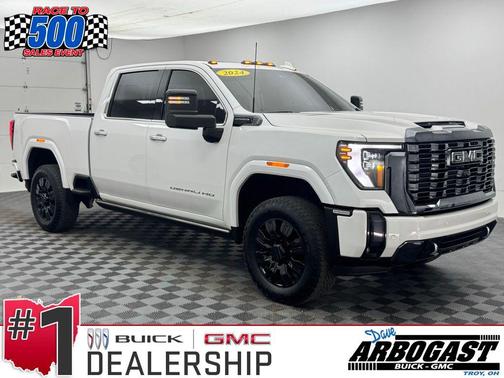 White Frost Tricoat 2024 GMC Sierra 2500 Denali Ultimate