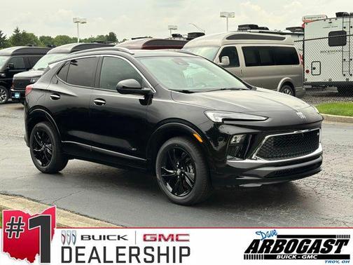 Ebony Twilight Metallic 2026 Buick Encore GX Sport Touring
