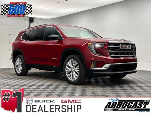 Volcanic Red Tintcoat 2026 GMC Acadia Elevation AWD