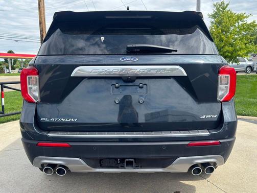 Stone Blue Metallic 2024 Ford Explorer Platinum