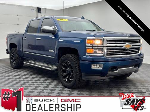 Deep Ocean Blue Metallic 2015 Chevrolet Silverado 1500 High Country