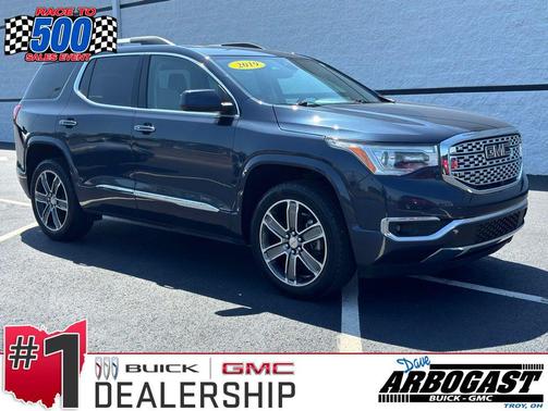 Blue Steel Metallic 2019 GMC Acadia Denali