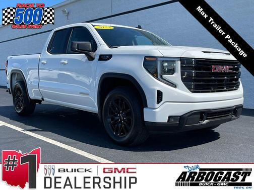 Summit White 2025 GMC Sierra 1500 Elevation