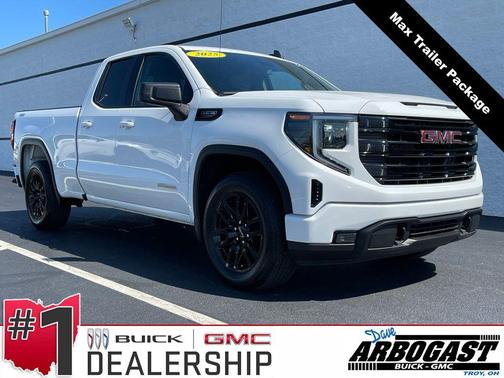 Summit White 2025 GMC Sierra 1500 Elevation