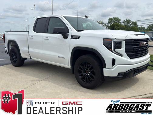 Summit White 2025 GMC Sierra 1500 Elevation
