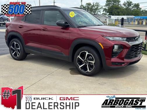 Crimson Metallic 2023 Chevrolet Trailblazer RS