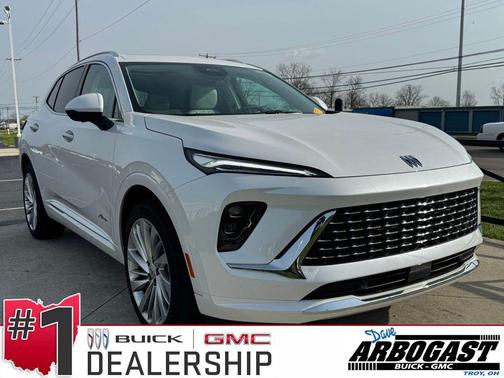 White Frost Tricoat 2025 Buick Envision Avenir AWD