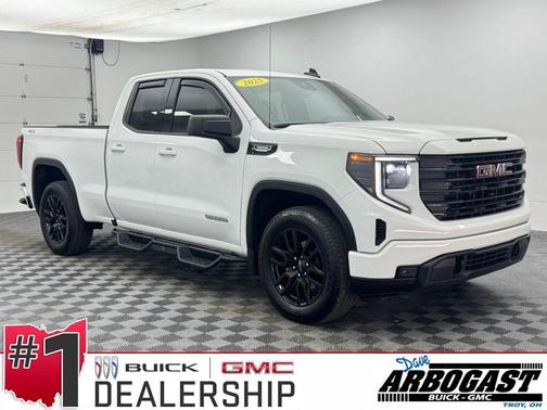 Summit White 2025 GMC Sierra 1500 Elevation