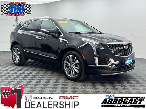 Stellar Black Metallic 2025 Cadillac XT5 Premium Luxury