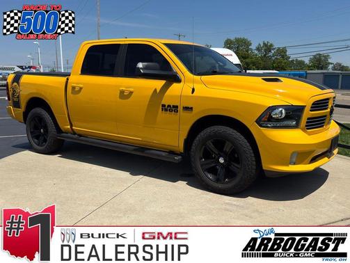 Stinger Yellow Clear Coat 2016 RAM 1500 Sport