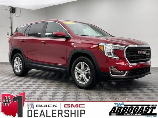 Volcanic Red Tintcoat 2023 GMC Terrain SLE