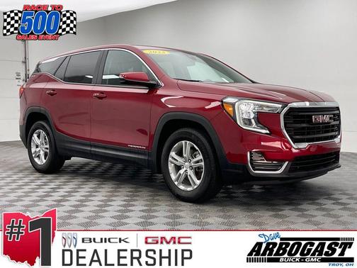 Volcanic Red Tintcoat 2023 GMC Terrain SLE
