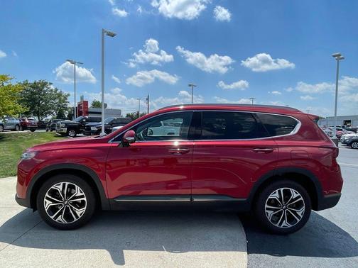 Scarlet Red 2020 Hyundai SANTA FE Limited 2.0T