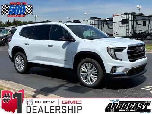Glacier White Tricoat 2026 GMC Acadia Elevation FWD