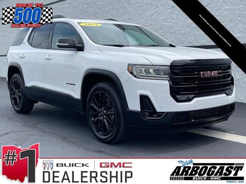 Summit White 2022 GMC Acadia AWD SLT