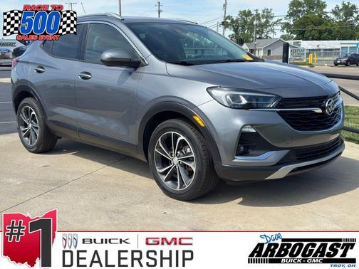 Satin Steel Metallic 2021 Buick Encore GX Essence
