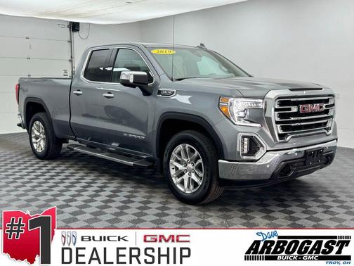 Satin Steel Metallic 2019 GMC Sierra 1500 SLT