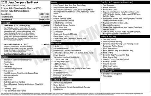 2022 Jeep Compass Trailhawk