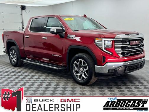 Volcanic Red Tintcoat 2024 GMC Sierra 1500 SLT