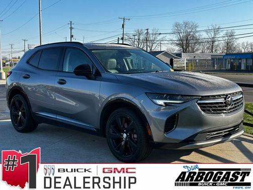 Satin Steel Metallic 2021 Buick Envision FWD Essence