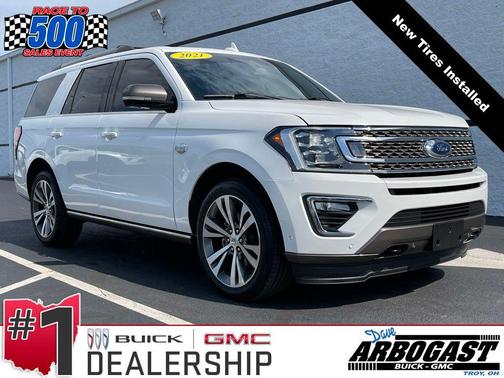 Star White Metallic Tri-Coat 2021 Ford Expedition King Ranch