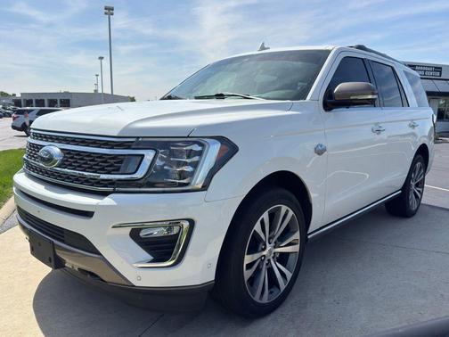 Star White Metallic Tri-Coat 2021 Ford Expedition King Ranch