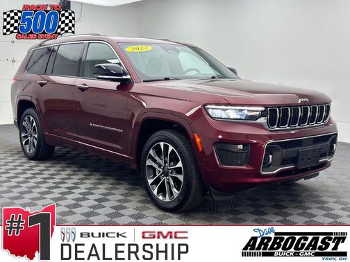 Velvet Red Pearlcoat 2022 Jeep Grand Cherokee L Overland