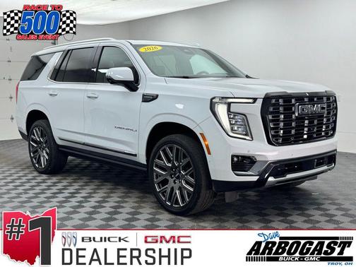 Glacier White Tricoat 2026 GMC Yukon Denali Ultimate
