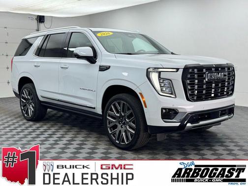 Glacier White Tricoat 2026 GMC Yukon Denali Ultimate