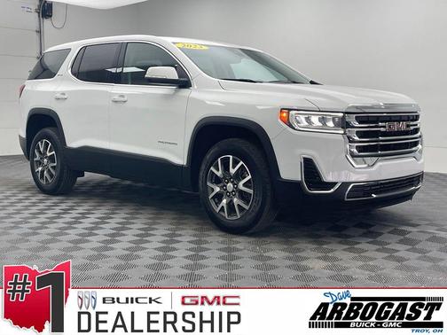 Summit White 2023 GMC Acadia AWD SLE