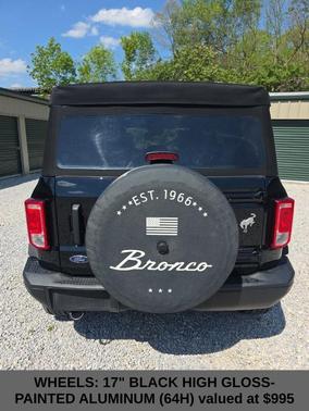 Shadow Black 2022 Ford Bronco Black Diamond