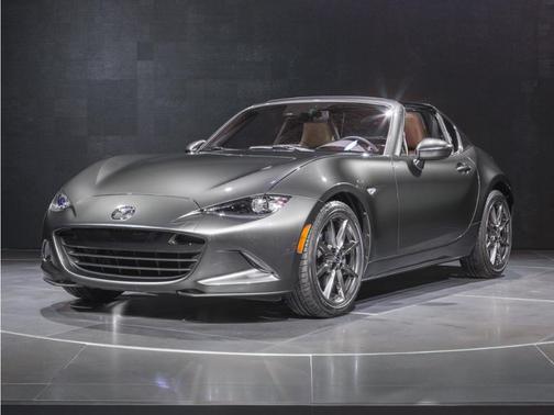 Machine Gray Metallic 2021 Mazda MX-5 Miata RF Grand Touring