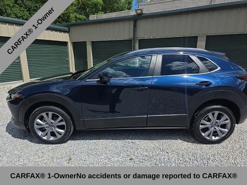 Deep Crystal Blue Mica 2023 Mazda CX-30 2.5 S Preferred Package