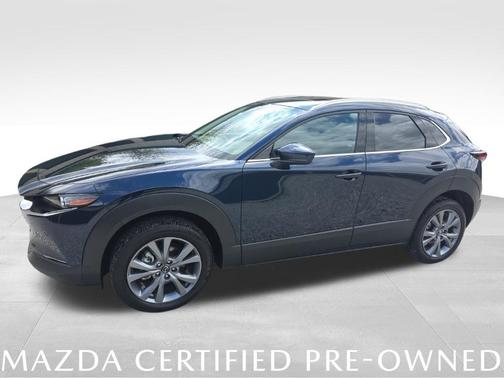 Deep Crystal Blue Mica 2025 Mazda CX-30 Premium Package