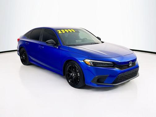 Aegean Blue Metallic 2024 Honda Civic Sport