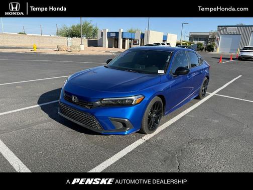 Aegean Blue Metallic 2024 Honda Civic Sport