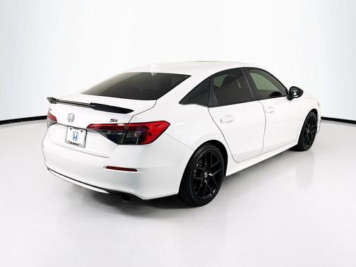 Platinum White 2024 Honda Civic Si Base