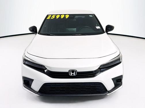 Platinum White 2024 Honda Civic Sport