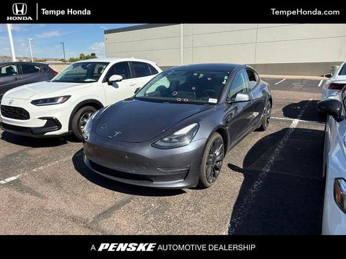 Midnight Silver Metallic 2021 Tesla Model 3 Performance