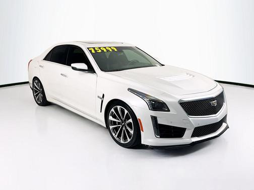 Crystal White Tricoat 2018 Cadillac CTS-V Base