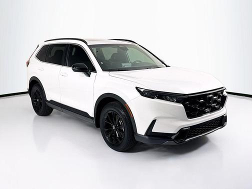 Platinum White 2024 Honda CR-V Hybrid Sport AWD