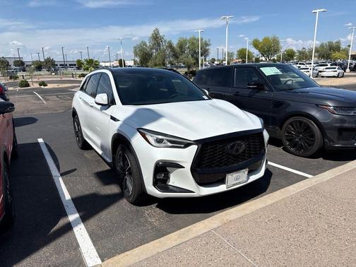 Radiant White 2023 INFINITI QX50 SPORT