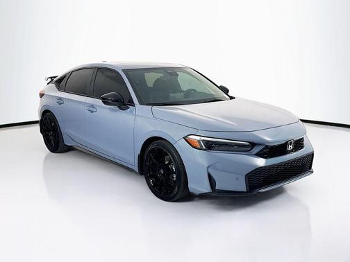 Gray 2025 Honda Civic Hybrid Sport Touring