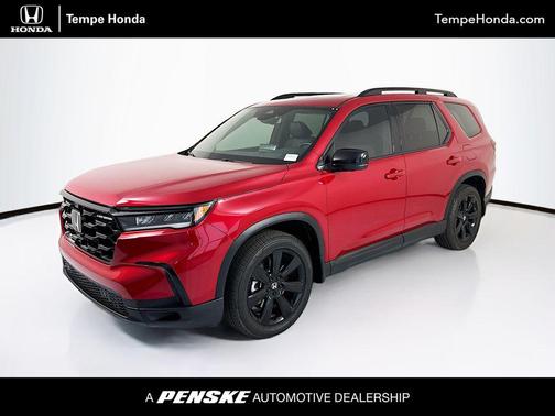 Radiant Red 2025 Honda Pilot Black Edition
